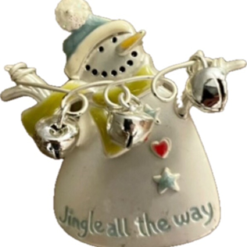 Festive Snowman Christmas Pin Brooch - Picture 2 of 6